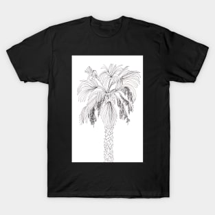 Palm Tree Ink Illustration T-Shirt